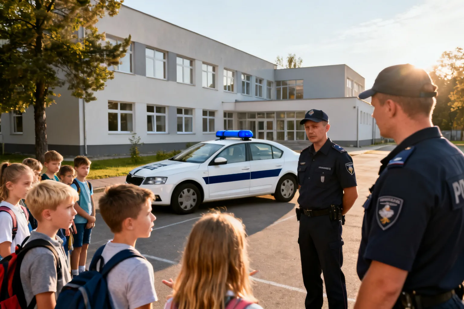 Policjanci rozmawiali z uczniami SP nr 8 w Krośnie o bezpieczeństwie i cyberprzemocy