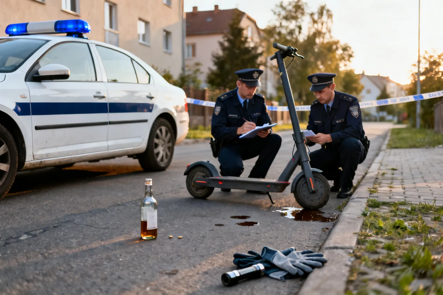 51-latek z powiatu krośnieńskiego prowadził hulajnogę po alkoholu