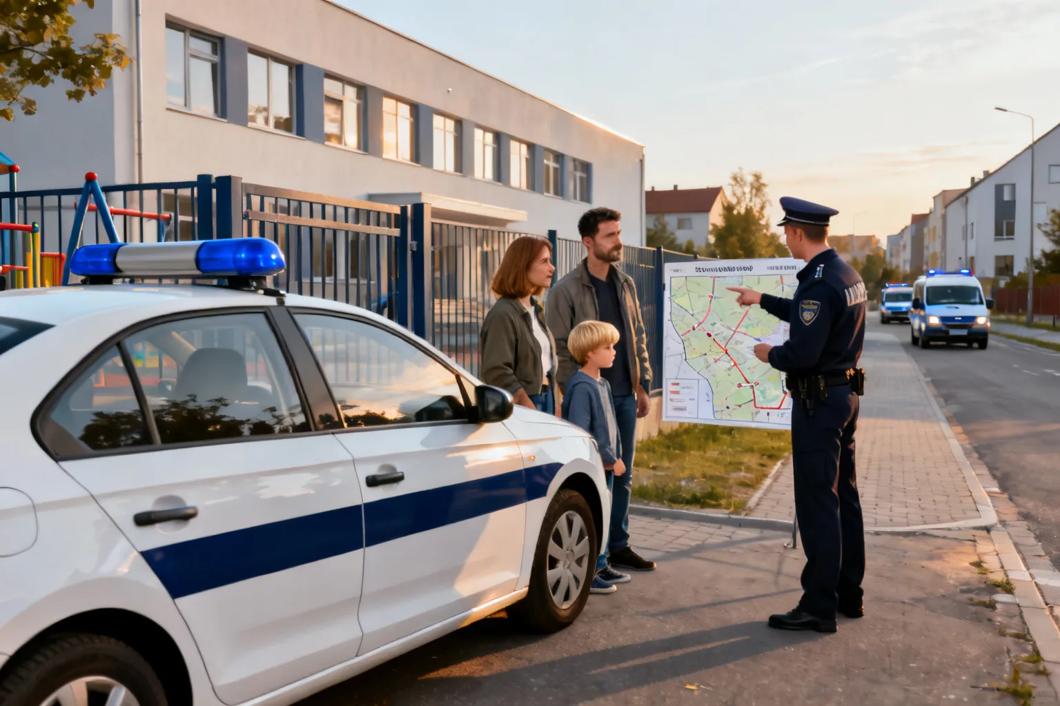 Trening rodzinny w Krośnie — policja o reagowaniu na zagrożenia w szkołach