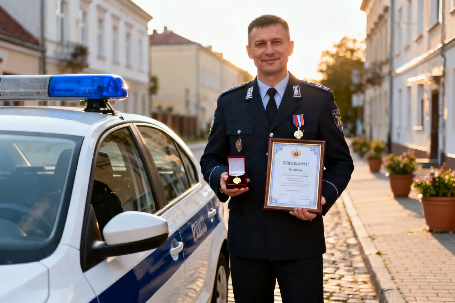 Podkom. Arkadiusz Pałys odznaczony Brązowym Krzyżem Zasługi za krwiodawstwo