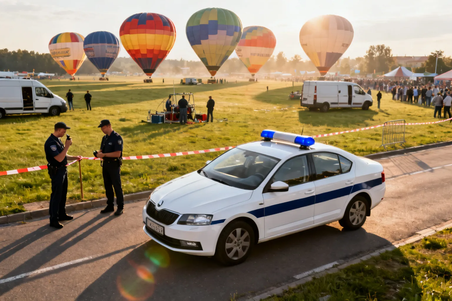 Policja zabezpieczała XXVI Balonowe Mistrzostwa Świata w Krośnie