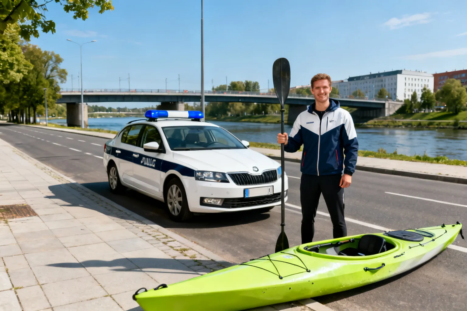 Podkom. Arkadiusz Pałys zwycięzcą V Ogólnopolskiego Spływu Kajakowego