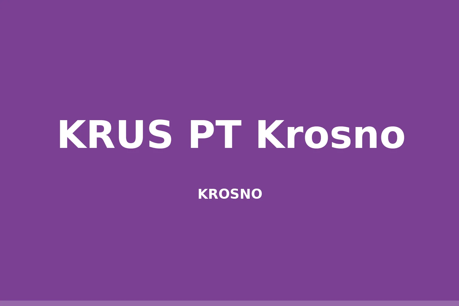 KRUS PT Krosno