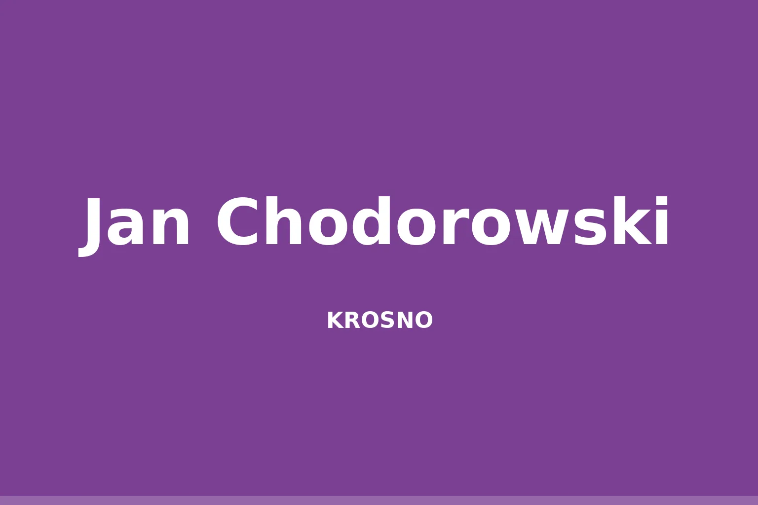 Jan Chodorowski (porucznik)