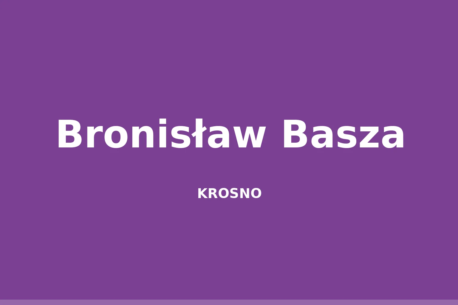 Bronisław Basza